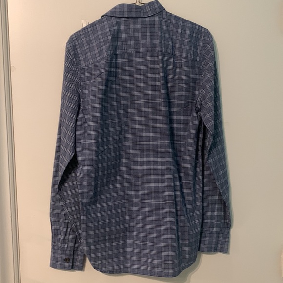 7 FOR ALL MANKIND BLUE BUTTON DOWN SHIRT (SIZE XS) - Picture 4 of 6